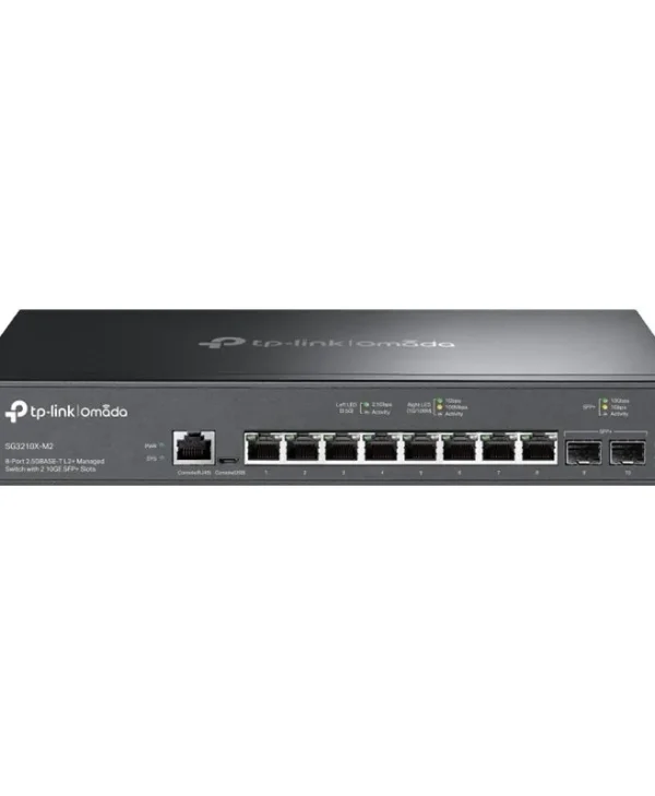 TP‑Link Omada 8-Port 2.5G L2+ Managed Switch SG3210X‑M2