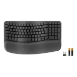 Logitech Wave Keys for Business Wireless Ergonomic Keyboard Bluetotth/Logi Bolt US Layout Graphite 920-012334 - Image 3