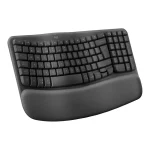 Logitech Wave Keys for Business Wireless Ergonomic Keyboard Bluetotth/Logi Bolt US Layout Graphite 920-012334 - Image 4