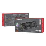 Genesis Thor 404 TKL RGB Wired Mechanical Gaming Keyboard Kailh BOX Brown Switches US Layout Black NKG-2071 - Image 12