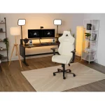 Corsair TC500 LUXE Gaming Chair Fabric Frost White CF-9010067-WW - Image 8