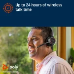 HP Poly Voyager 4310‑M UC Bluetooth Headset Black 7Y210AA - Image 5