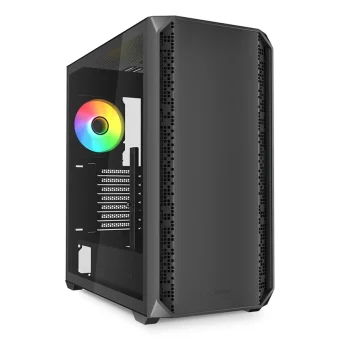 Sharkoon AK2 RGB Midi Tower Tempered Glass Black 4044951041626
