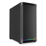 Sharkoon AK4 RGB Strip Midi Tower Black 4044951041657