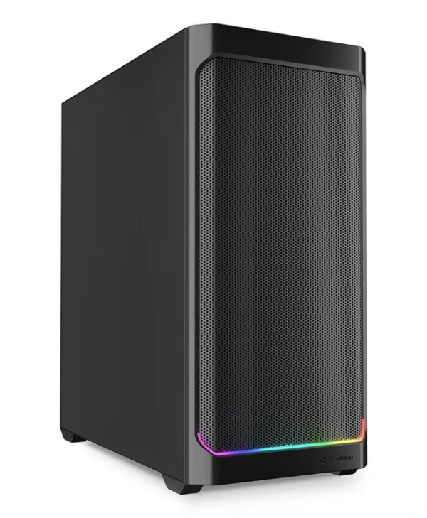 Sharkoon AK4 RGB Strip Midi Tower Black 4044951041657