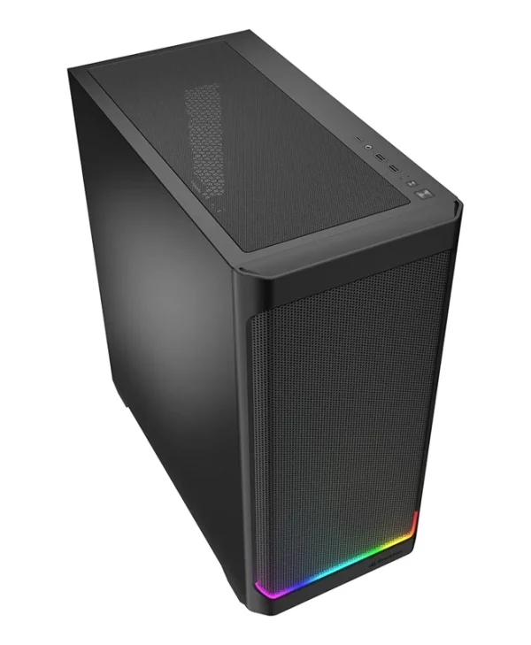 Sharkoon AK4W RGB Strip Midi Tower Tempered Glass Black 4044951041664