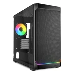 Sharkoon MK4W RGB Strip Micro ATX Tempered Glass Black 4044951041763