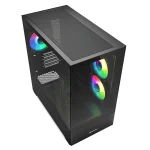 Sharkoon MK6 RGB Micro ATX Tempered Glass Black 4044951041794 - Image 3