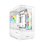 Sharkoon MK6 RGB Micro ATX Tempered Glass White 4044951041800