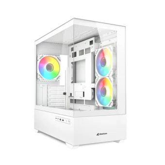 Sharkoon MK6 RGB Micro ATX Tempered Glass White 4044951041800