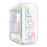 Sharkoon AK5G RGB Midi Tower Tempered Glass White 4044951041848