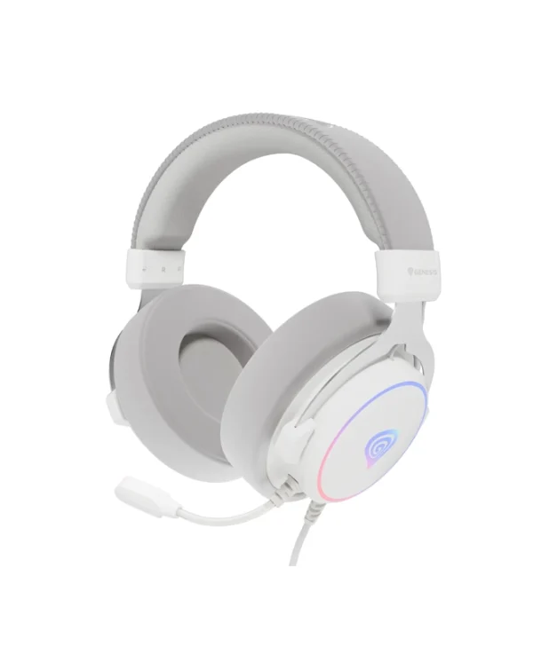 Genesis Neon 764 RGB Wired Gaming Headphones USB-A Virtual 7.1 White NSG-2170
