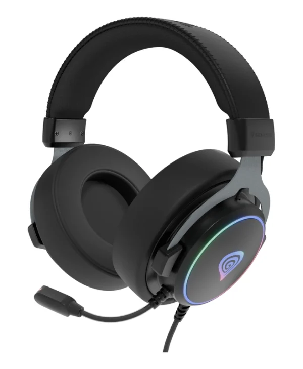 Genesis Neon 764 RGB Wired Gaming Headphones USB-A Black NSG-2169
