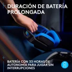 Logitech G535 Lightspeed Wireless Headset Certified for Discord Blue Black 939-002219 - Image 6