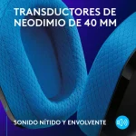 Logitech G535 Lightspeed Wireless Headset Certified for Discord Blue Black 939-002219 - Image 8