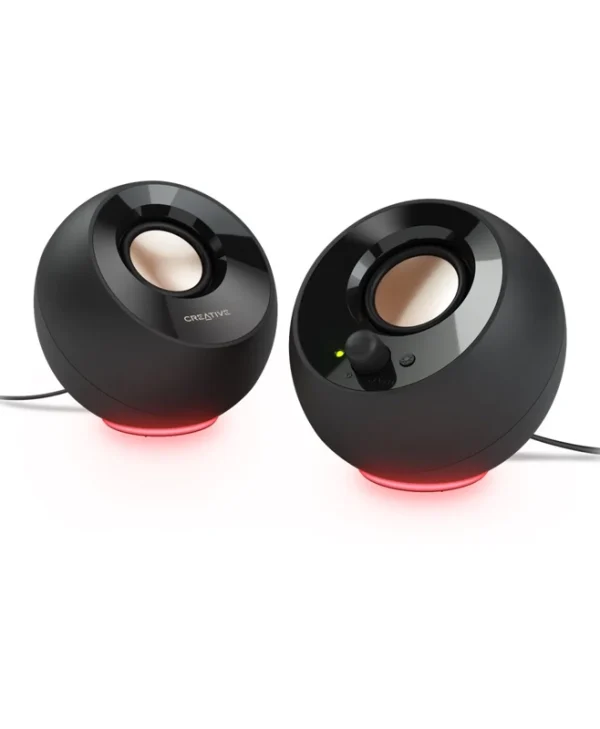 Creative Pebble SE RGB Wired Speakers 2.0 4.4W Black 51MF1725AA000