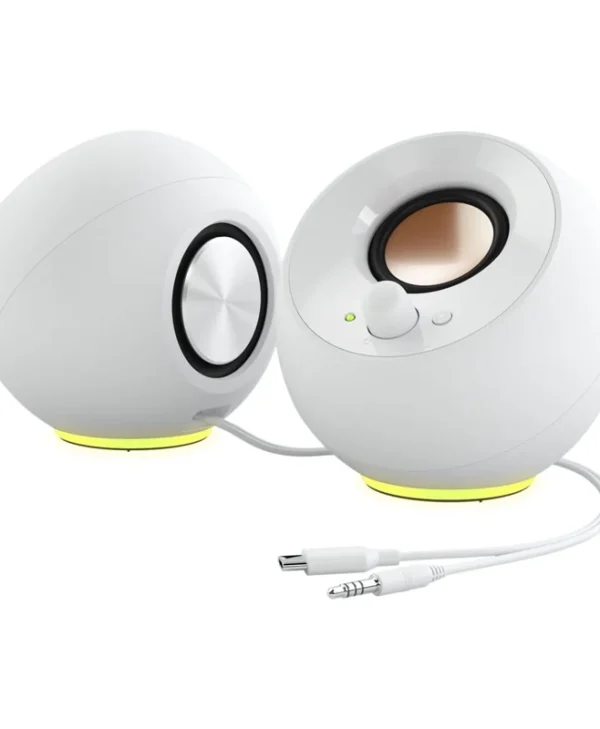 Creative Pebble SE RGB Wired Speakers 2.0 4.4W White 51MF1725AA001