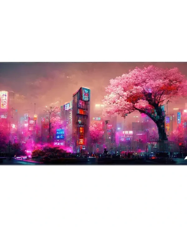 Sharkoon Skiller SGP40 D4 Gaming Mousepad 1000x500mm Cyberpunk City 4044951042517