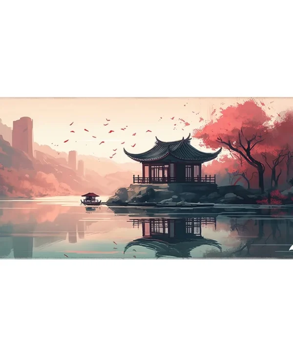 Sharkoon Skiller SGP40 D7 Gaming Mousepad 1000x500mm Teahouse by the River 4044951042548