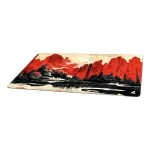 Sharkoon Skiller SGP40 D11 Gaming Mousepad 1000x500mm Traditional Red Black Japanese Ink 4044951042586 - Image 3