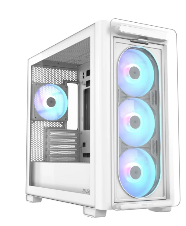 Asus A23 Plus ARGB Mini Tower Tempered Glass White 90DC00K3-B19010