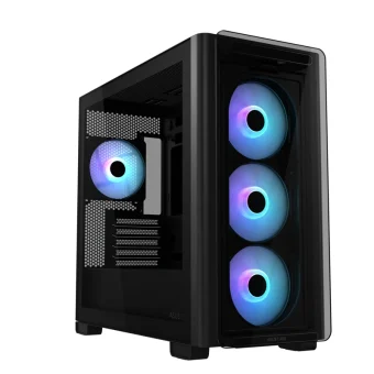 Asus A23 Plus ARGB Mini Tower Tempered Glass Black 90DC00K0-B19010