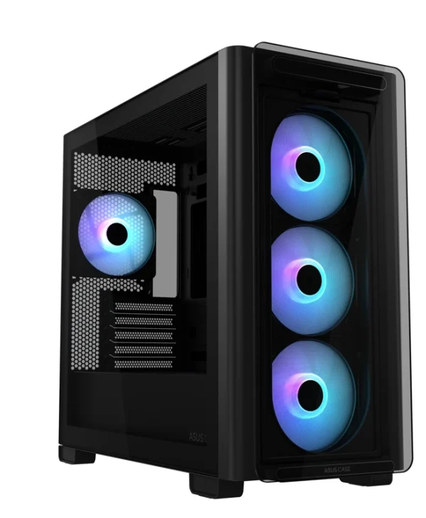Asus A23 Plus ARGB Mini Tower Tempered Glass Black 90DC00K0-B19010