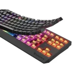 Genesis Thor 230 TKL RGB Wired and Wireless Mechanical Gaming Keyboard Silent Lemon Switches US Layout Black NKG-2108 - Image 7