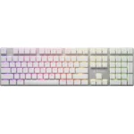 Sharkoon PureWriter RGB Wired Mechanical Keyboard Low Profile Kailh Choc Red Switch US Layout White 4044951034260
