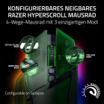 Razer Basilisk V3 Pro 35K RGB Wireless and Wired Gaming Mouse Phantom Green 20th Anniversary Edition RZ01-05240300-R3G1 - Image 4