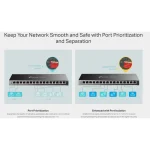TP-Link 16-Port Gigabit Desktop Switch with 16-Port PoE+ TL-SG116P - Image 10