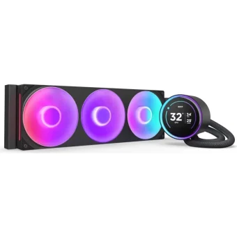 NZXT Kraken Elite 360 (2024) RGB 1851/​1700, 1150/​1151/​1155/​1156/​1200/AM4/AM5 Black RL-KR36E-B2