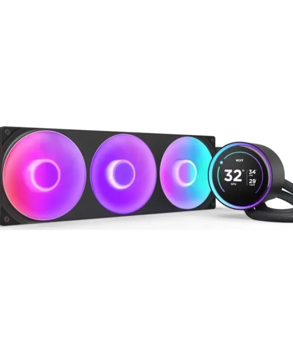 NZXT Kraken Elite 360 (2024) RGB 1851/​1700, 1150/​1151/​1155/​1156/​1200/AM4/AM5 Black RL-KR36E-B2