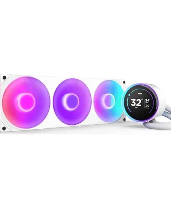 NZXT Kraken Elite 360 (2024) RGB 1851/​1700, 1150/​1151/​1155/​1156/​1200/AM4/AM5 White RL-KR36E-W2