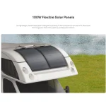 EcoFlow Flexible Solar Panel IP68 1055 x 612 x 25 mm 17.1V 5.9A 100W 5006001002 - Image 7