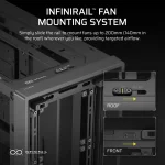 Corsair 4000D Frame Windowed Mid-Tower Case Tempered Glass Black CC-9011290-WW - Image 5