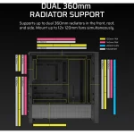 Corsair 4000D Frame Windowed Mid-Tower Case Tempered Glass Black CC-9011290-WW - Image 6