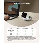 Anker MagGo 3in1 Wireless Charging Base Qi2 15W for iPhone/Apple Watch/AirPods White B2557321 - Image 8
