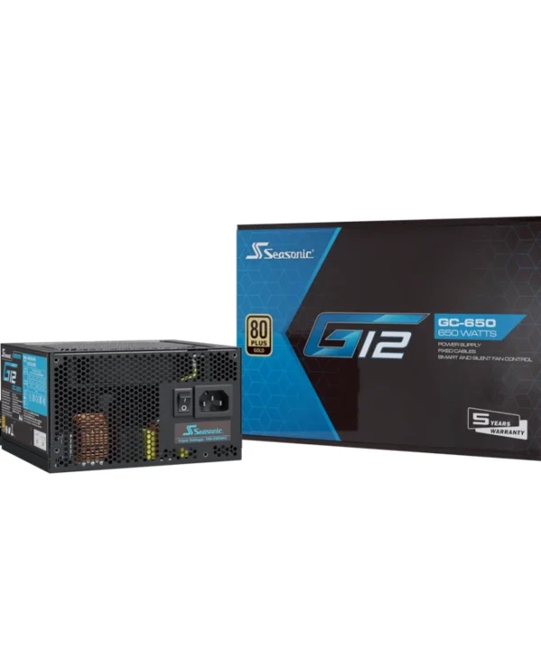 Seasonic G12 GC 650W 80+ Gold Black G12 V1.5 GC-650