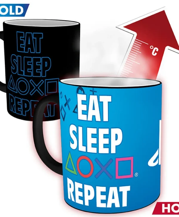 Mug PlayStation 320ml – Eat Sleep Repeat  MGH0071