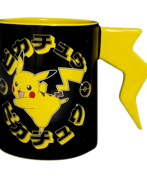 Mug Pokemon – Pikachu Lightning Bolt 3D Handle ABYMUGA345