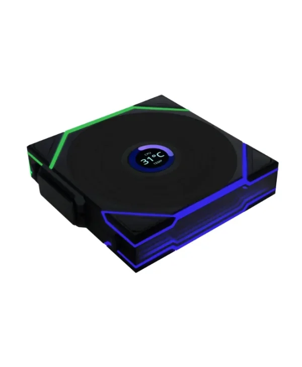 Lian Li Uni Fan TL LCD Wireless 140 RGB Reverse Blade,No Controller, Black G99.14RTLLCD1W1B.00