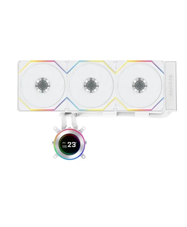 Lian Li HydroShift II LCD-C 360 RGB TL CPU Liquid Cooler White G89.GHS2LCD36TW.00