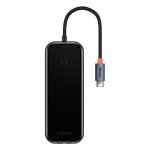 Baseus AcmeJoy Hub 5in 1 2x USB 3.0 1xUSB 2.0 1x USB‑C PD 1xRJ45 Grey WKJZ010113