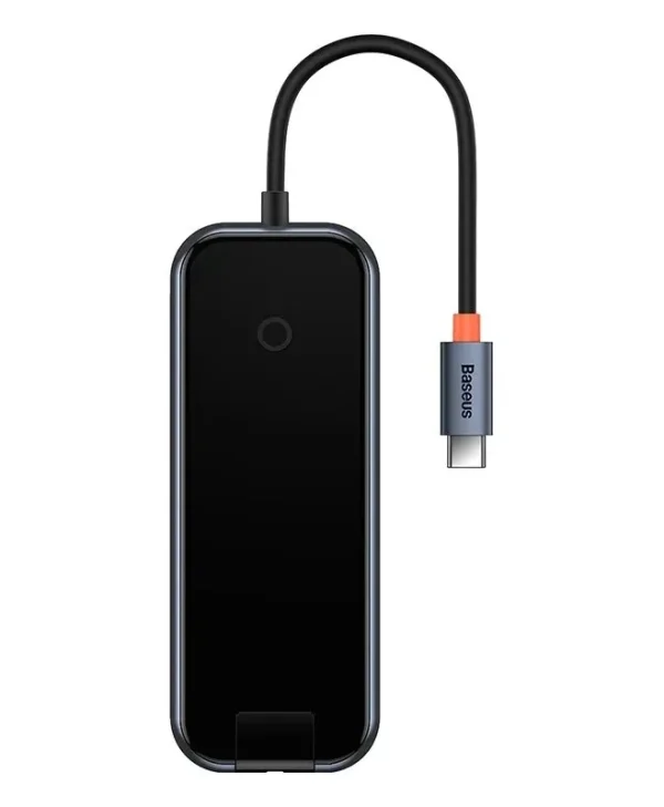 Baseus AcmeJoy Hub 5in 1 2x USB 3.0 1xUSB 2.0 1x USB‑C PD 1xRJ45 Grey WKJZ010113