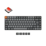Keychron K3 Max Wireless Mechanical Keyboard 75% Low Profile RGB Hot‑Swap Gateron Red Switches US Layout K3M-H1