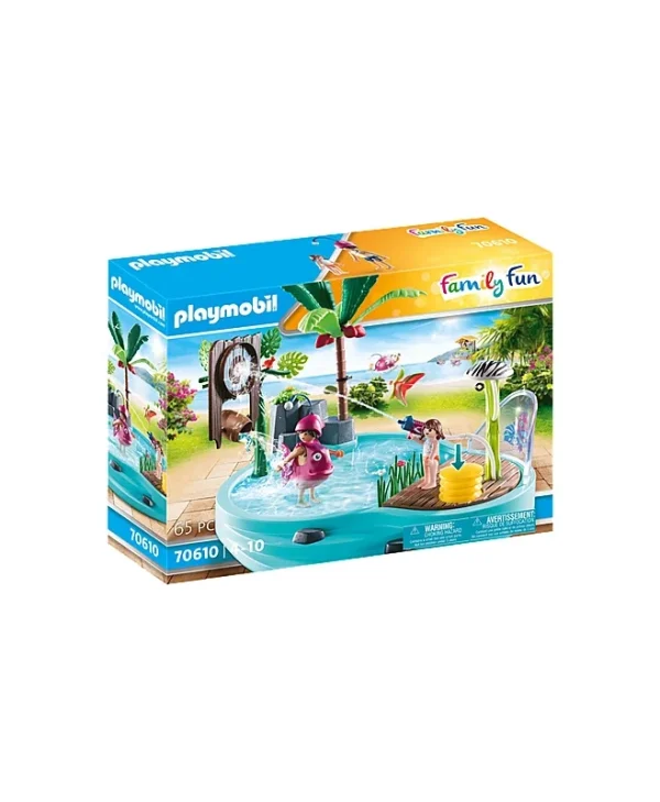 Playmobil Family Fun Small Pool with Water Sprayer 70610