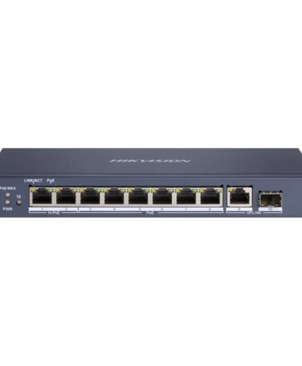 Hikvision 10 Port Ungamanged L2 PoE++ Gigabit Desktop Switch DS-3E0510HP-E