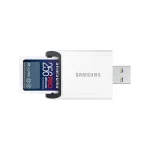Samsung Pro Ultimate SDXC 256GB Class 10 U3 V30 UHS-I and USB Adapter MB-SY256SB/WW - Image 2