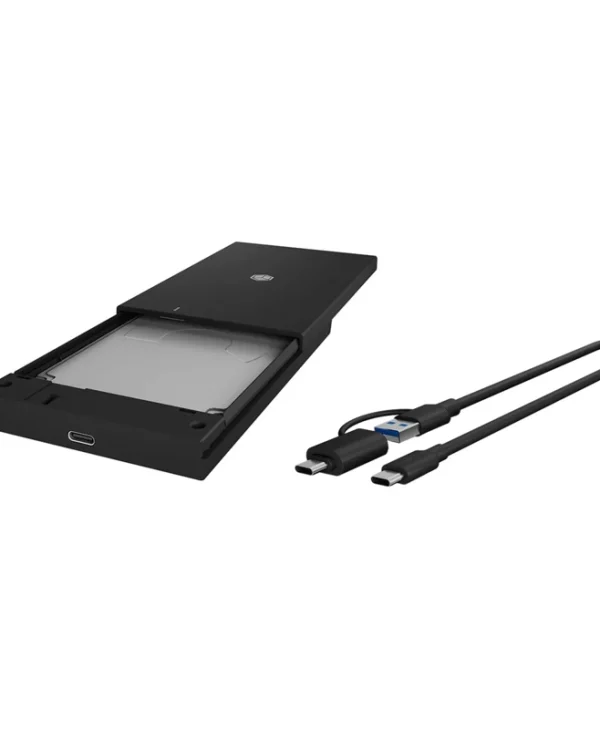 ICY BOX  2.5'' SATA III SSD/HDD USB 3.2 Gen1 Type‑C Black IB-200T-C3
